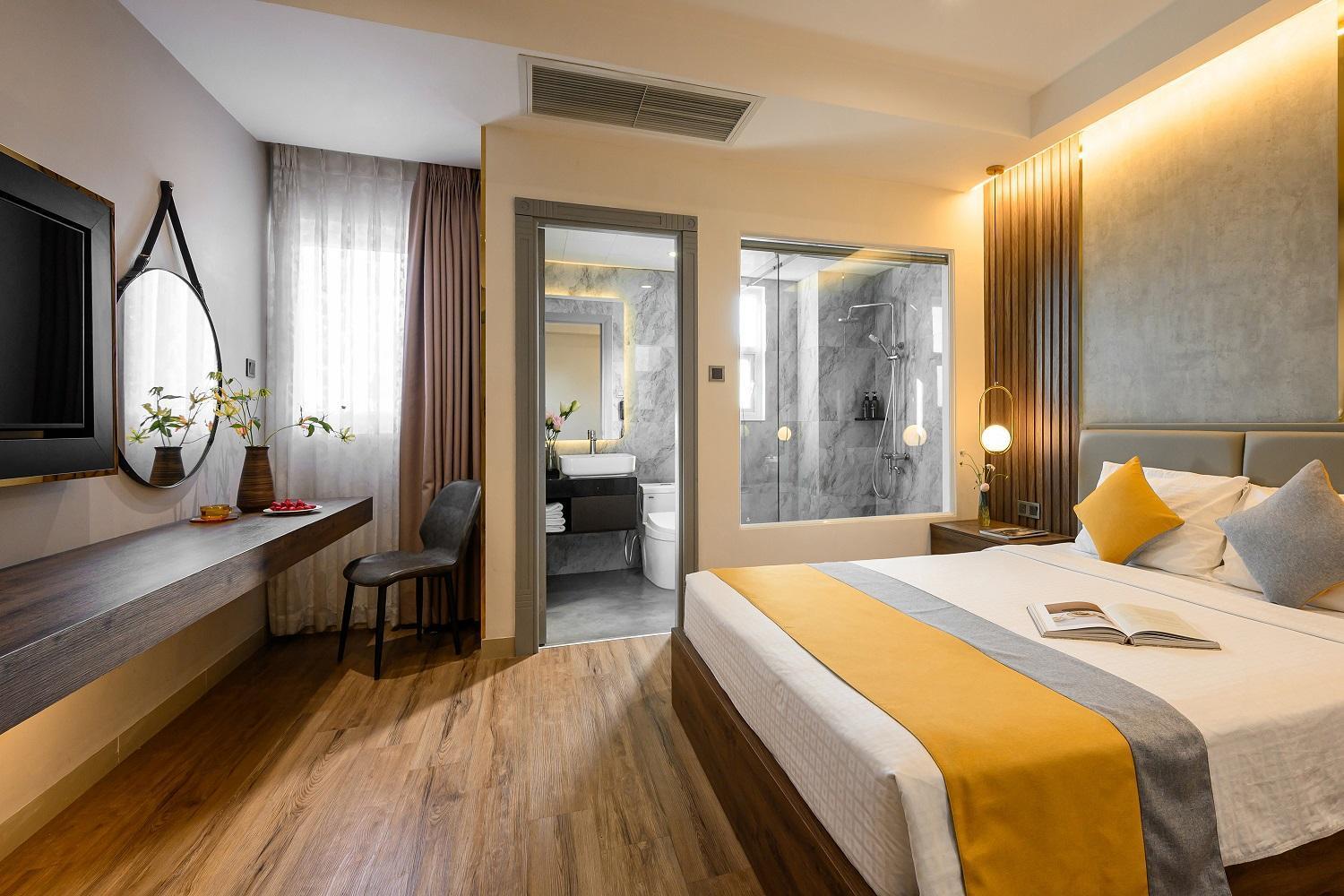 הו צ'י מין סיטי Acnos Hotel מראה חיצוני תמונה